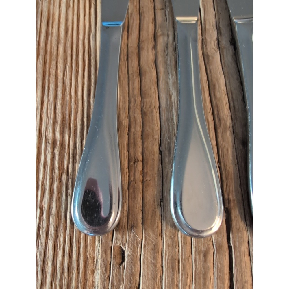 Mikasa Bravo Stainless Glossy 4 Dinner Knives 4 Pieces - Picture 2 of 16